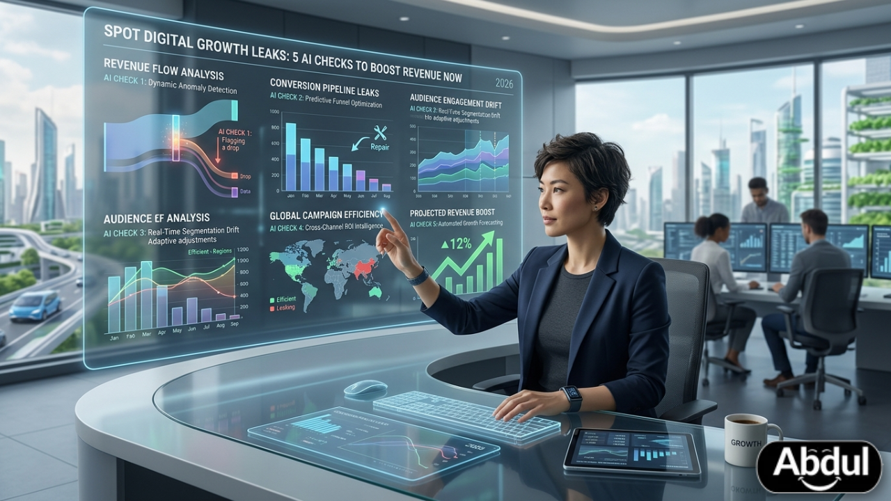 How to spot digital growth leaks: 5 Expert AI Checks