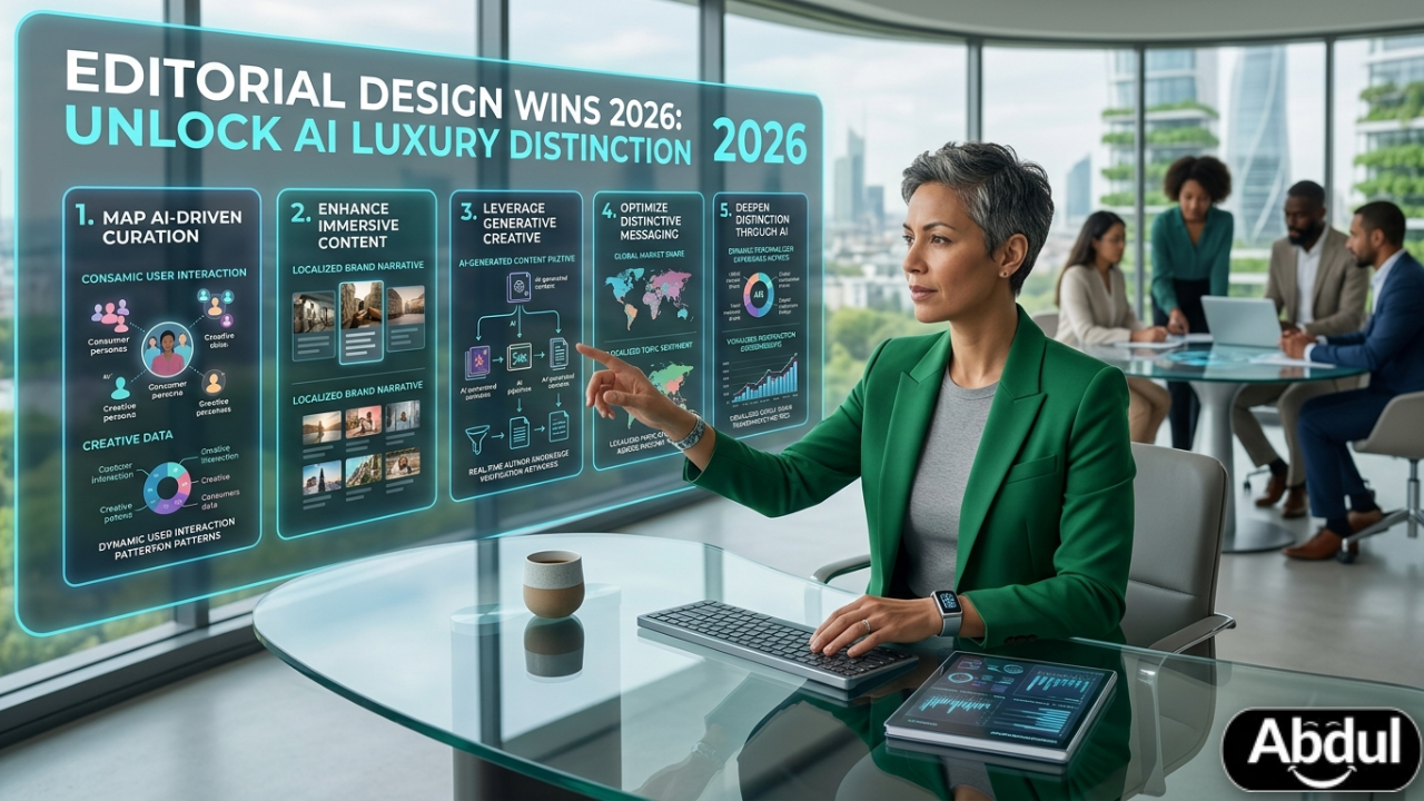 Why Editorial Design Wins 2026: Essential AI Luxury