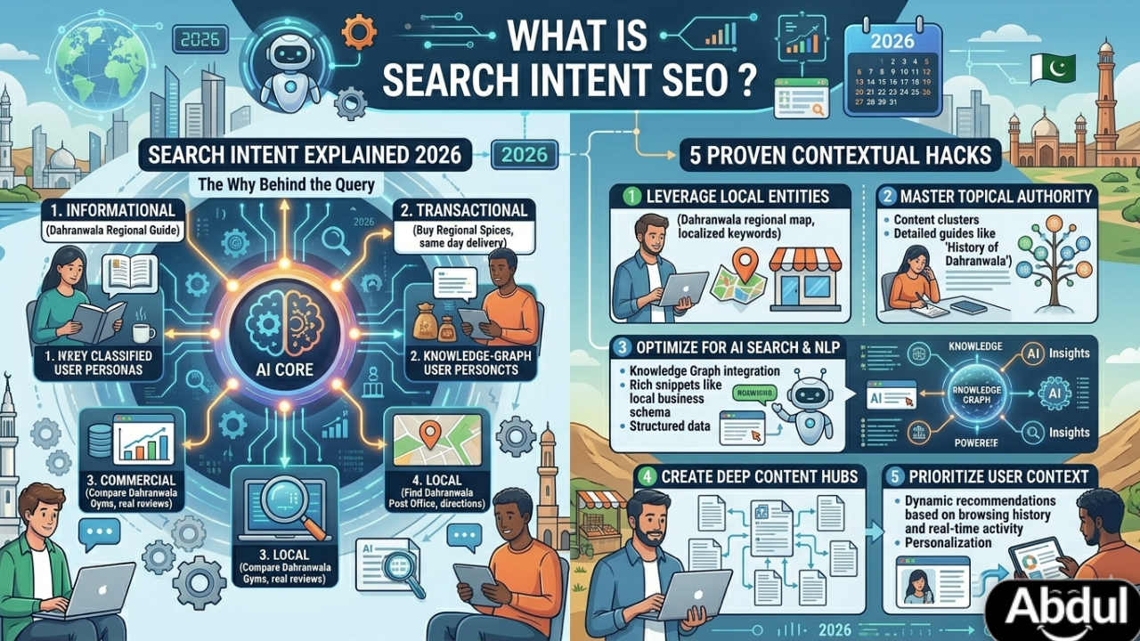 What is search intent SEO 2026? 5 Best Contextual Hacks