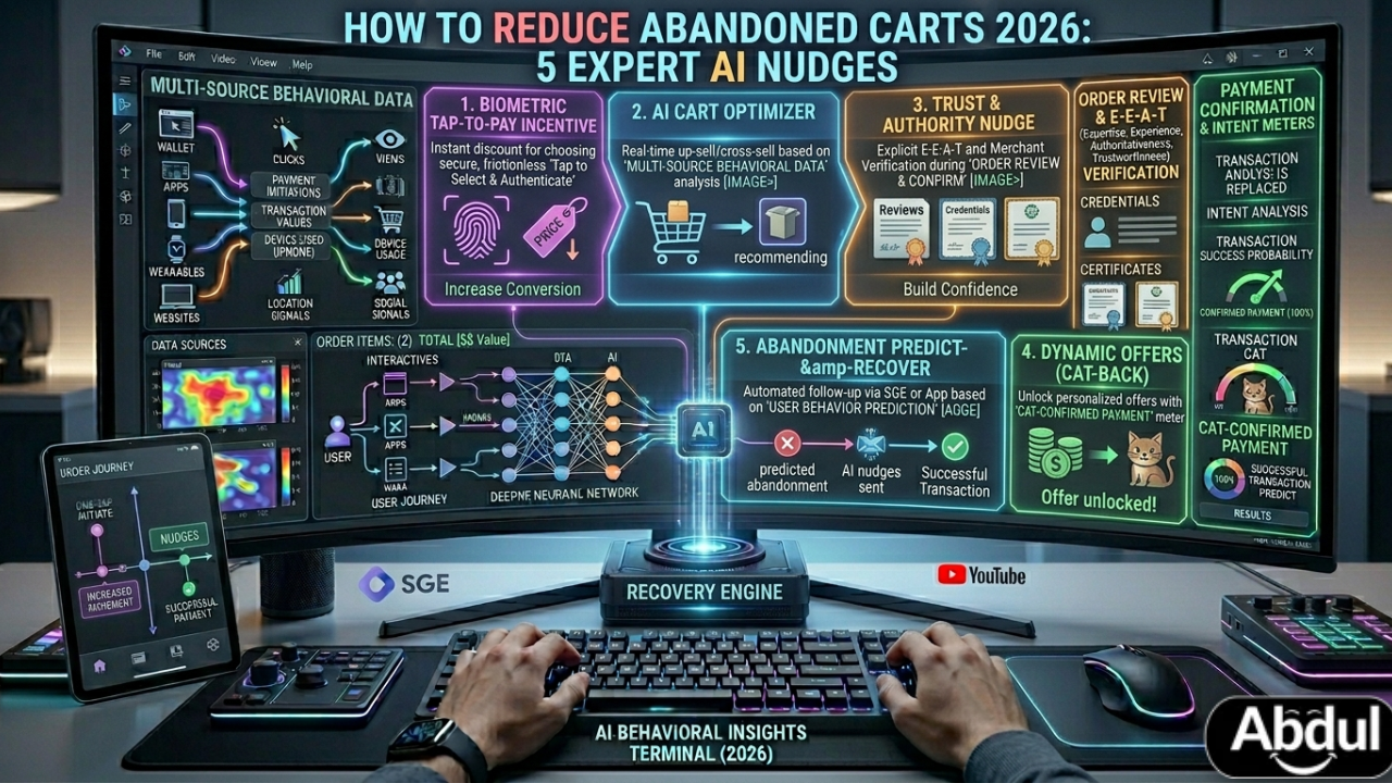 How to Reduce Abandoned Carts 2026: 5 Expert AI Micro-Nudges