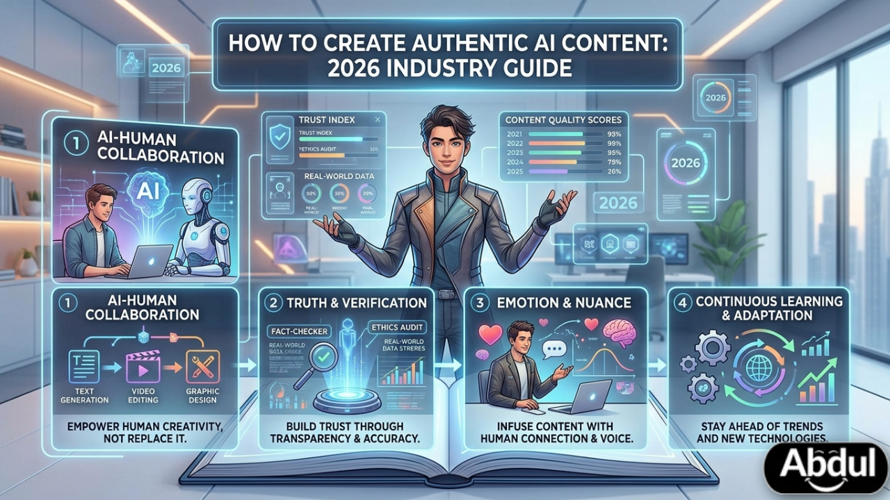 How to create authentic content AI - Comprehensive Industry Guide 2026