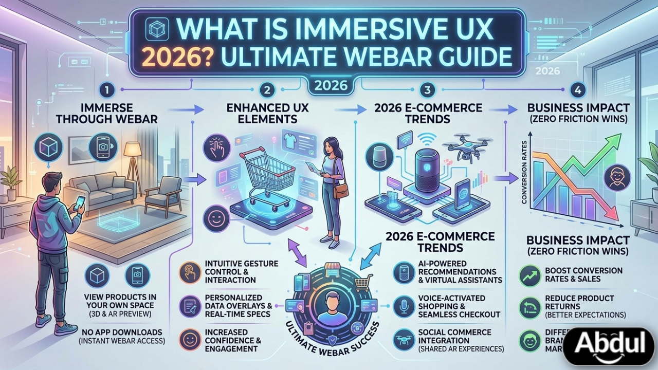 What is Immersive UX E-commerce 2026: Best WebAR AI Sales